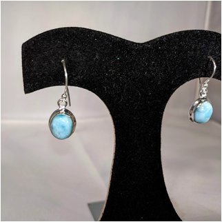 Product thumbnail: Larimar Drop Earrings