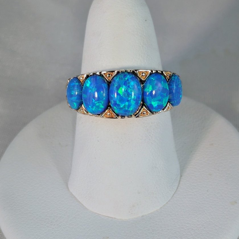 Five Stone Opal Ring