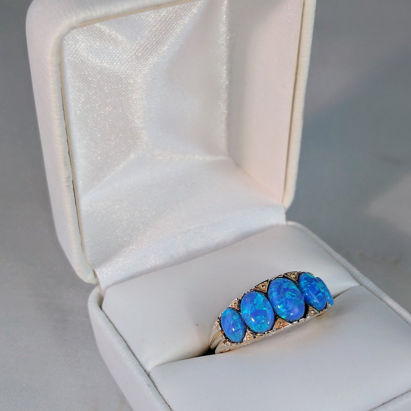 Five Stone Opal Ring