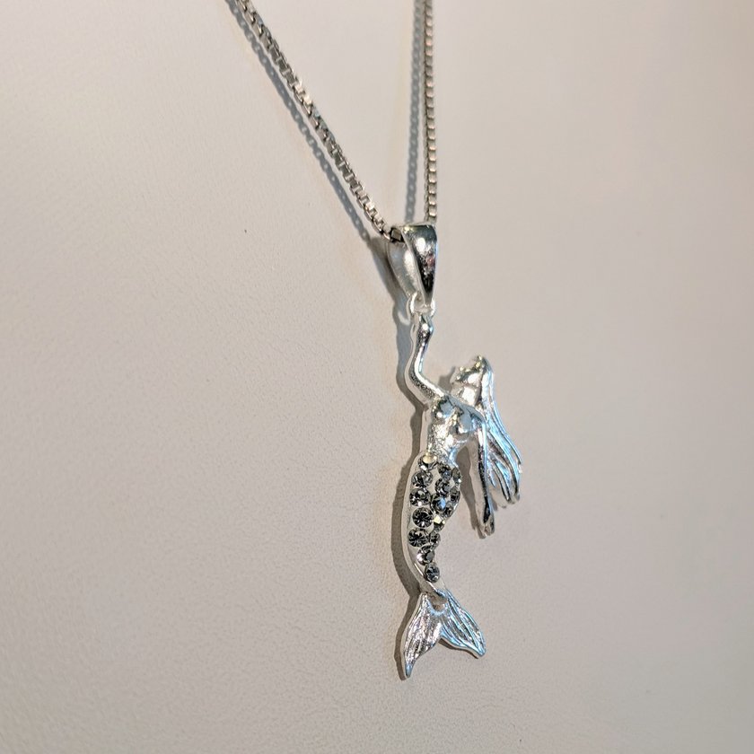 Mermaid Necklace with CZ