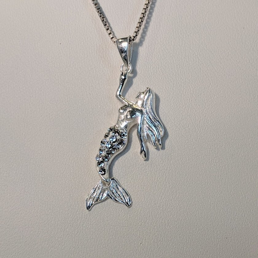 Mermaid Necklace with CZ