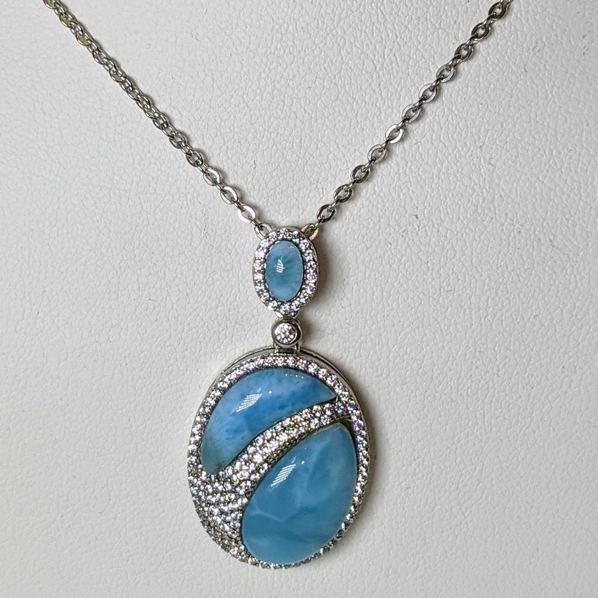 #28 Larimar Necklace